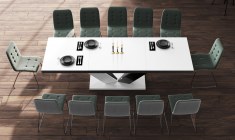 VIVA 2 table (high gloss/super matt) 160-256 cm